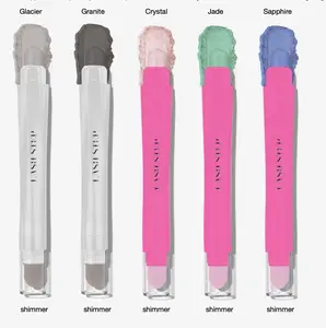 Lash Step Eyeshadow Sticks with Blending Brush Creamy Smooth Texture Long Lasting Easy to Use for Beginners
