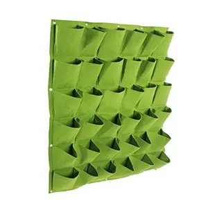 Space-Saving Vertical Garden Planter Box, Wall-Mounted Plant Bag for Indoor/outdoor, Lightweight Modern Hanging Flower Rack
