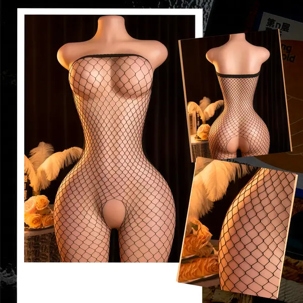 1 Piece Of Elegance  Lingerie Jumpsuit With Open Detailing Stylish Design Bra Net Suit, Women's Jumpsuit And elegance  Lingerie Set