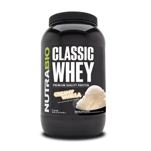 NutraBio Classic Whey Protein - 25g WPC80 Concentrate Powder - Low Carb, Low Sugar, Digestive Friendly - High Protein Power for Muscle Repair & Growth