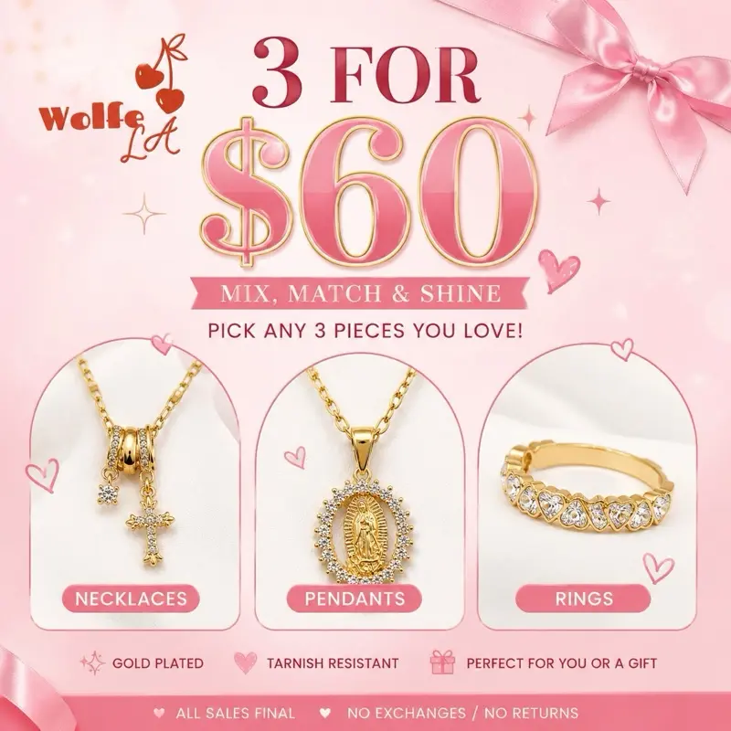 Pick your own 3 items! Mix and match