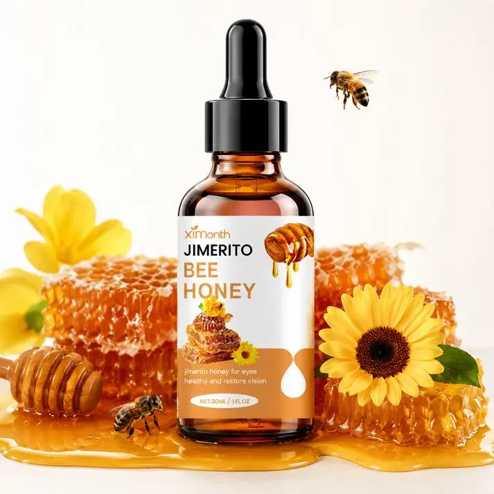 Ximonth Jimerito Honey For Eyes, Refreshing, Moisturizing And Soothing Eye Drops For Dry And Astringent Eyes