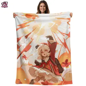 Genshin Impact Klee Explosive Style Blanket - Multiple Sizes Game-Inspired Throw, Perfect Gift for Genshin Impact Fans 251110