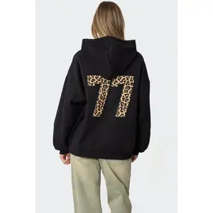 Leopard 77 Oversized Hoodie
