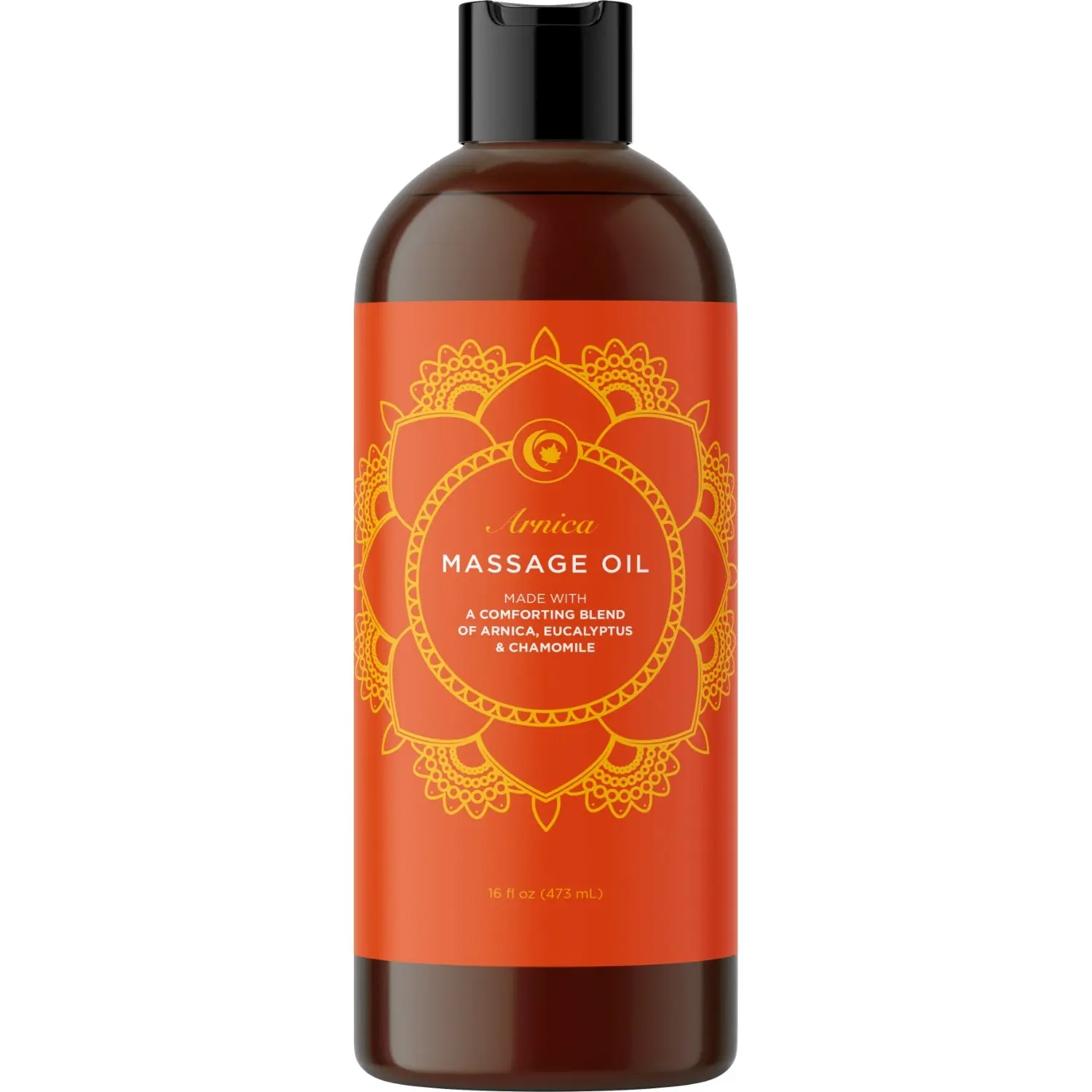 Maple Holistics Arnica Massage Oil - Soothing Muscle Body Oil for Post-Workout Moisturization & Comfort | Calming Peppermint & Lavender for Home Spa | Nourishing Vegan Arnica Oil for Full Body Relief