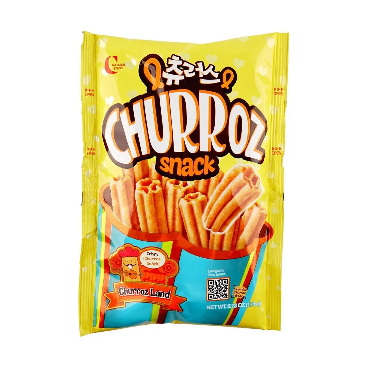 CROWN Honey Cinnamon Crispy Snack Sticks 174g - Korean Sweet & Savory Treat
