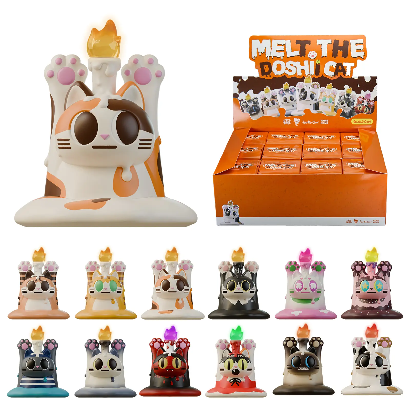 PAWSNOVA Doshii Cat Candlelight Lamp Blind Box – Collectible