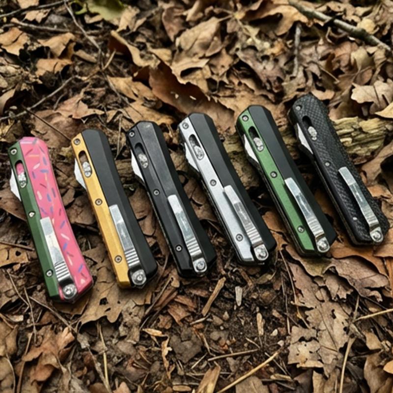 EDC Pocket Folding Knife – Non-Slip Nylon Fiber Handle, Compact Multi-Tool for Camping, Fishing & Outdoor Use