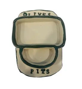 Handmade Ceramic Olive Tray with Separate Pit Holder – Unique Pottery Dish for Serving Olives, Appetizers, Snacks, Tapas – Functional and Decorative Kitchenware, Perfect for Entertaining or Gifting