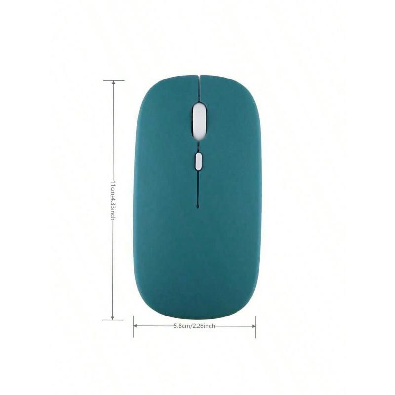 Macaron-colored plastic wireless silent mouse, suitable for iPad and laptops (batteries not included); universal wireless mouse - compatible with iPad, tablets, MatePad, Xiaomi tablets, Android, Windows tablets, laptops, and notebooks - compact and portab
