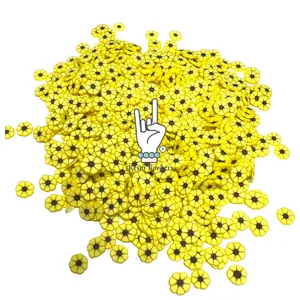 Sunflower Polymer Clay Piece