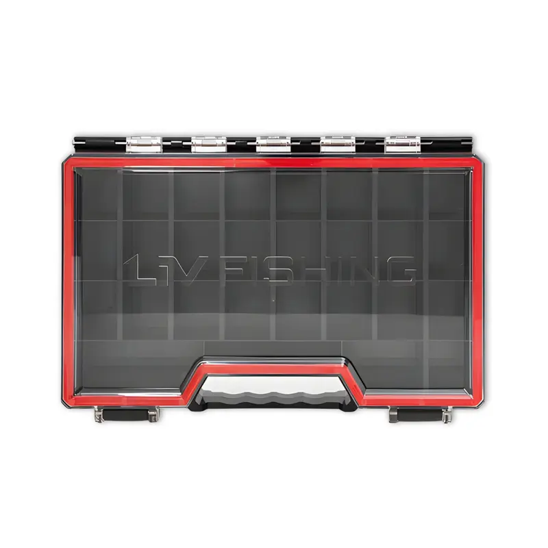 LIV Fishing Bait Bunker - Toughest Tackle Box with Adjustable Locking Dividers, Industry’s First Integrated Carry Handle, Secure Lock, Shatterproof Fishing Gear Tackle, Lifetime Durability That Lasts Not Just Season After Season for Anglers