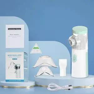 New Handheld Nebulizer,Two styles(Battery-Powered Or Rechargeable) Nebulizer for Adults & Children, Portable Nebulizer, Suitable for breathing problems