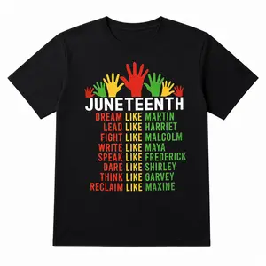 Juneteenth Graphic T Shirt, Dream Like Martin Black History Freedom Day Tee