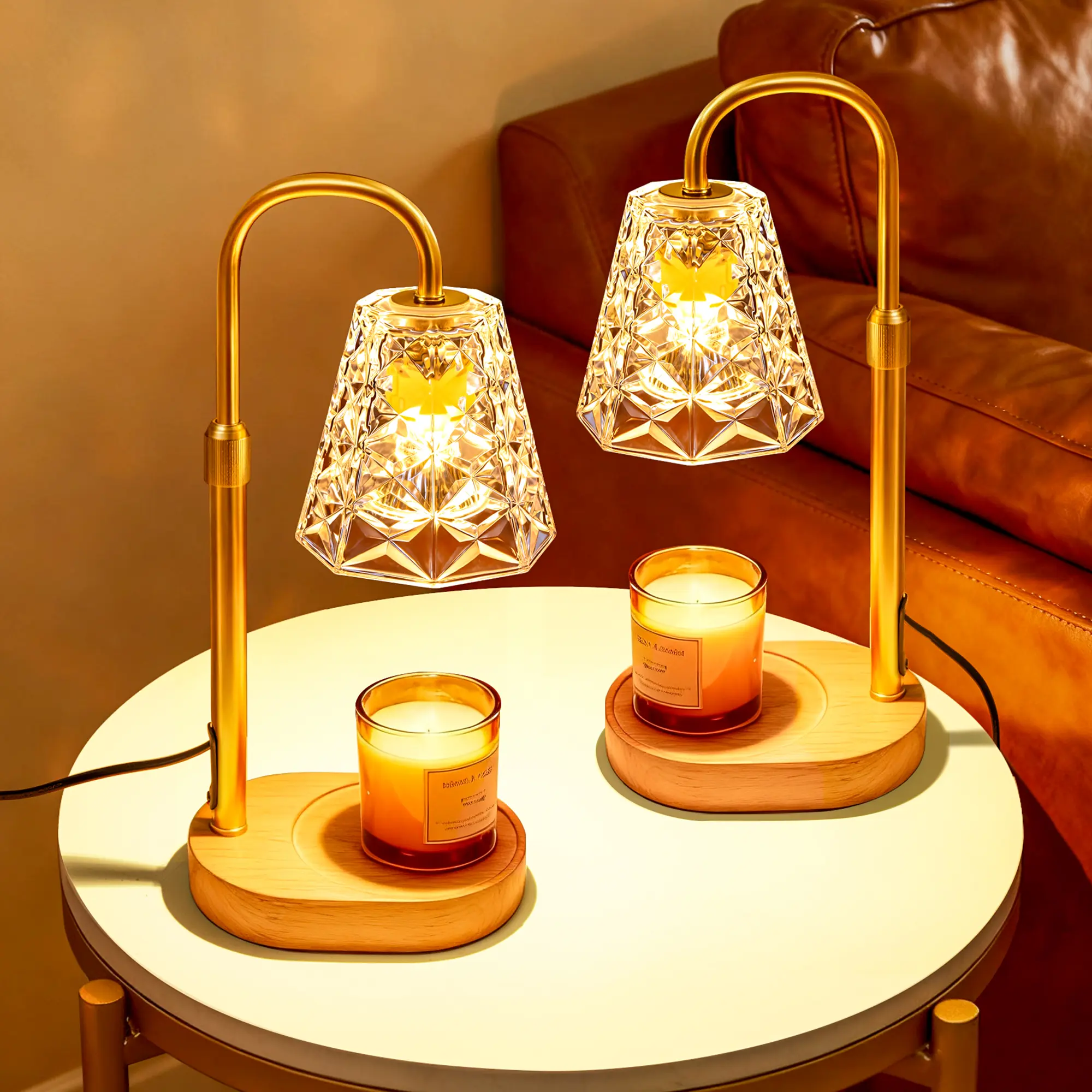 Gold Set of 2(without candle)