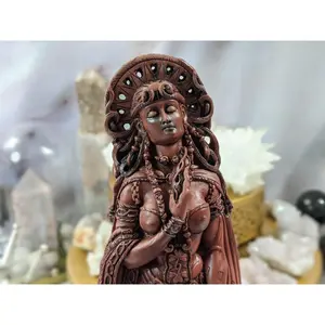 Brigid Celtic Goddess Statue Fire Poetry Livestock Spring Exalted One Figure Irish Figurine Mythology Altar Deity Wiccan Sacred Feminine