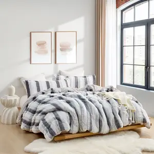 Layers on Layers Chunky Bunny - Coma Inducer Oversized Comforter Set - Gray Nightfall Navy