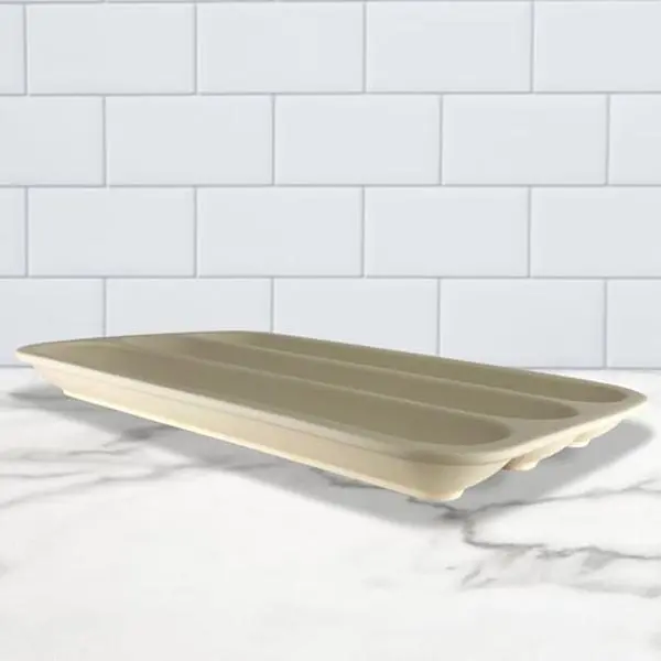 Sassafras Enterprises 2576 Bisque Superstone Baguette Baker - Kitchen Bakeware Baking Tin & Mold