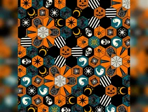 Storybook Halloween | Hexi Cheater - Multi by Rachel Hauer for Free Spirit | PWRH063.MULTI