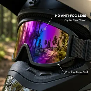 Matte Black DOT-Certified Adult Full Face Off-Road Motorcycle Helmet Full Set, Motocross Protective Gear with Ventilation Holes, Goggles, Gloves, Face Mask for ATV, Dirt Bike Riding