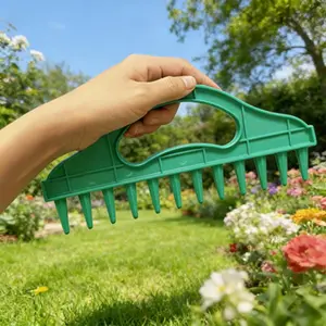 Seeding Tool, Soil Drilling Tool, Gardening Seeding Spacing Tool, Suitable for Agricultural Land, Garden Vegetable Planting, Agricultural Hoe