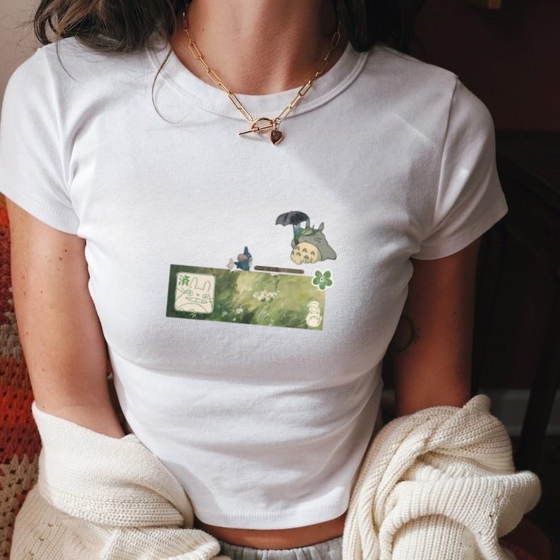 Ghibli Characters Baby Tee, Chihiro Baby Tee, Ponyo and Sosuke, Totoro Baby Tee, Gift for Fan