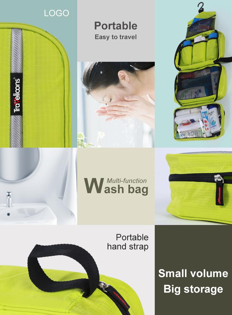 New Hanging Toiletry Bag Travel Toiletry Wash Organizer Kit for Men Women Cosmetics Make Up Sturdy Hanging Hook Shower Bags