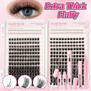 DIY Eyelash Extension Kit, Large Capacity, Multiple Styles, Professional and Beginner Friendly, Easy Home Use, Full Set Lashes Starter Kit