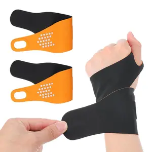 Sibba 2 Pcs Wrist Brace for Carpal Tunnel, Adjustable Wrist Wraps Ultra-Thin Right & Left Hand Protector for Arthritis, Tendinitis, Repetitive Wrists Use Injury, Pain Relief