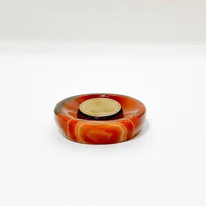 Carnelian Crystal Bowl for Home Decor and Storage