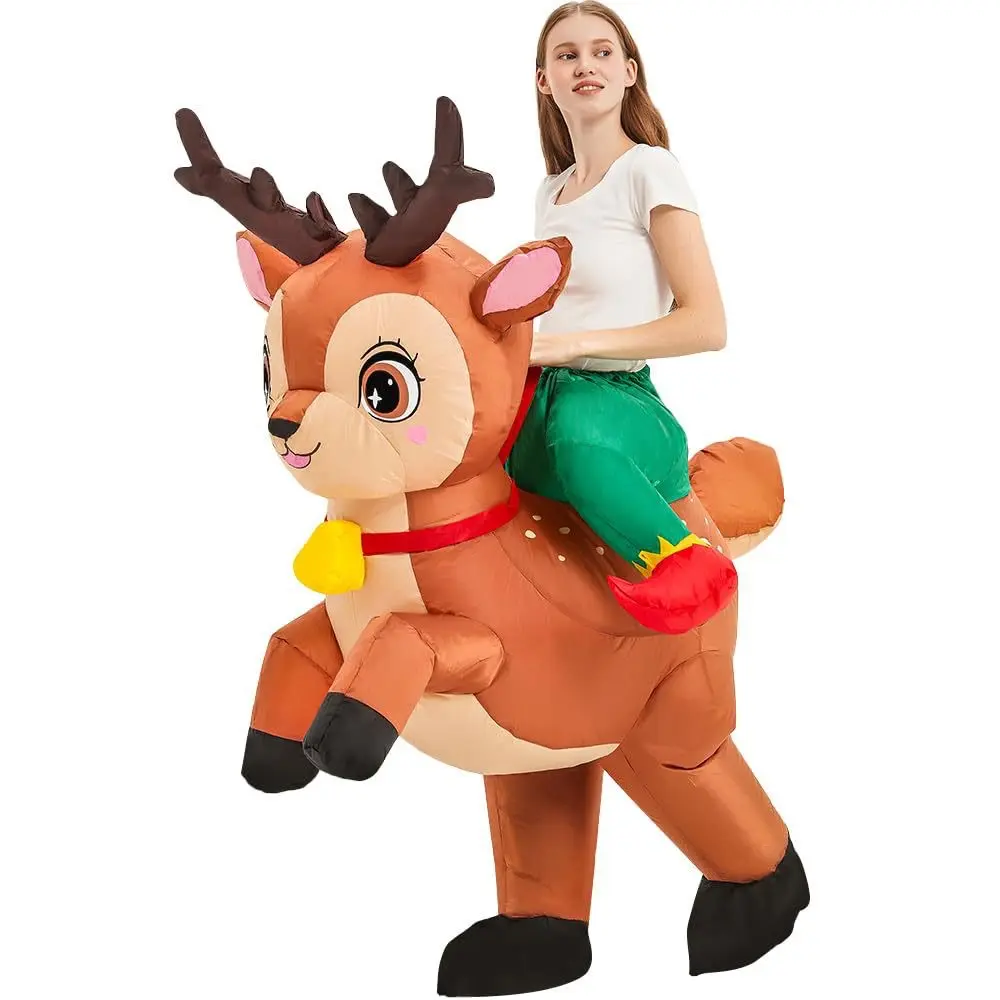Riding deer