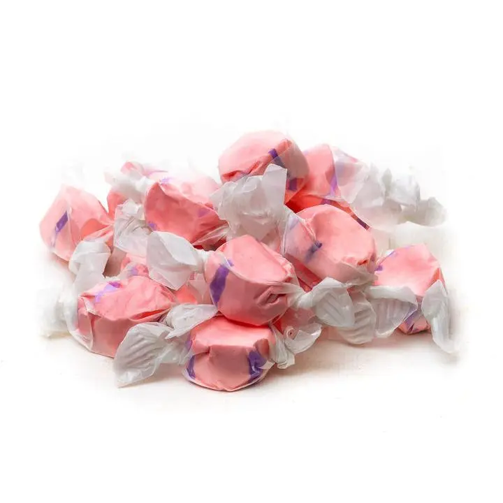 Prickly Pear Cactus Taffy - Natural, Soft, Sweet Candies from Cactus Candy Company, Individually Wrapped Adults' Snacks, Contains Egg, Includes Sugar
