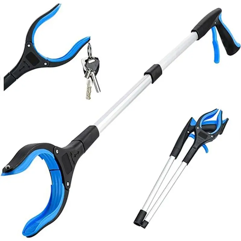 360° Rotating Head Grabber Reacher Tool, 1 Count Lightweight Trash Claw Grabbers for Elderly, Reaching Tool for Trash Pick Up Stick, Litter Picker, Ar