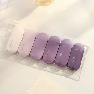 6pcs Correction Tape with Gradient Color Large Capacity Correction Tape Correction Tape High Appearance Value Affordable Stationery Office Stationery Supplies Wholesale