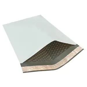 UOFFICE Pack of 100 Poly Bubble Mailer Bags 8.5"x14.5" #3 Self-Sealing Envelopes with 1/8” Bubble Cushioning for E-commerce