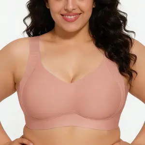 Popilush Cooling Bra Push Up Comfort Bra – Wide Strap Everyday Supportive Minimalist Womenswear Plus Size S to 5XL