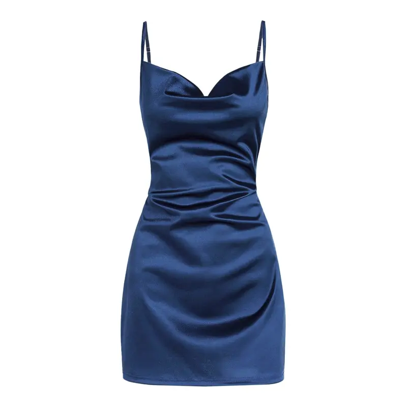 mini navy satin dress - TikTok Shop mini navy satin dress - TikTok Shop