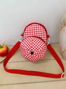 Plaid Pattern Backpack, Cute Japanese Style School Bag, Large Capacity Student Bookbag, New 2026 Design, Perfect for Studying