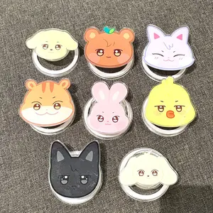 Cute Kpop Character Magsafe Phone Grip Set – Magnetic Pop Socket & Kickstand – Kpop Fan Gift