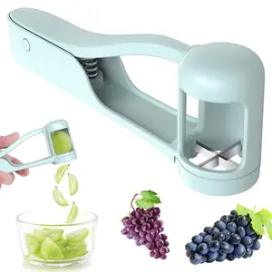 Stainless Steel Grape & Strawberry Slicer, Toddler-Friendly Vegetable Fruit Cutter for Salads/cake Decorations, Durable Kitchen Tool, Vegetable Fruit Utensils
