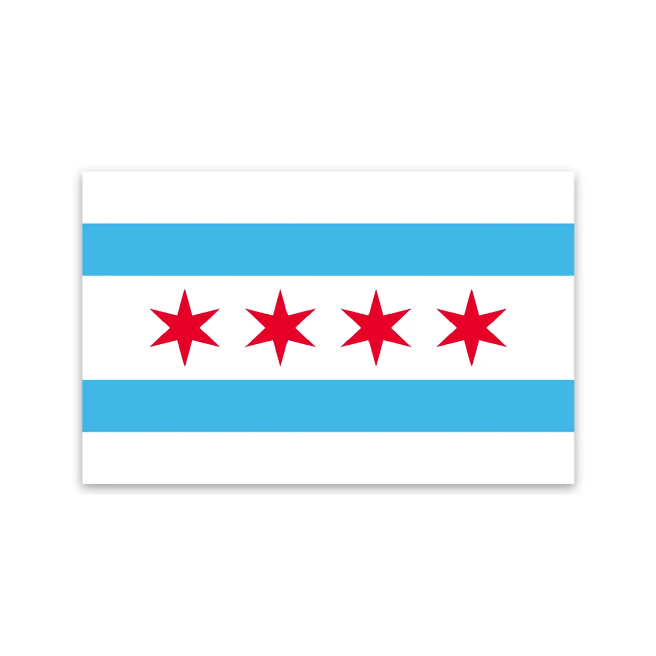 Chicago Flag Sticker