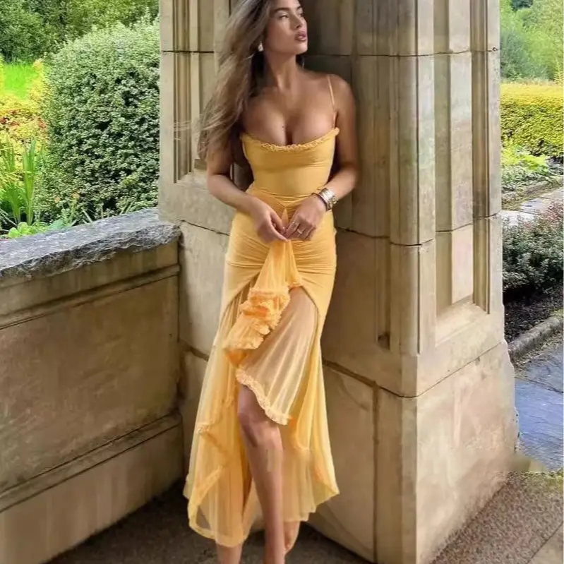 slim fit dress slacks Dark Green Satin Spaghetti Strap Halter Open Back Homecoming Dresses,H –  AlineBridal