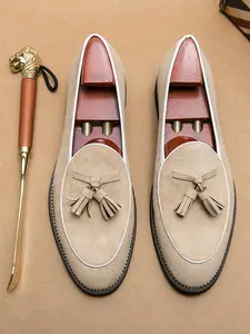 Men's Fashionable Tassel Decorated Dress Shoes, Casual Comfortable Loafers for Daily Wear, Fashion Shoes for Party, Daily Clothing Decor, Footwear