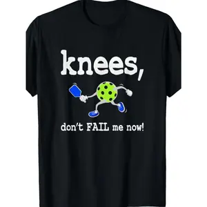 Pickleball Fun- Knees, Don't Let Me - Pickleball Men'S T-Shirt