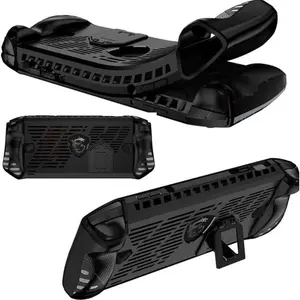 Coyktonty TPU Protective Case for MSI Claw A1M,Comprehensive Protection Dirt and Scratch Resistant, Impact Resistant, Heat dissipating Design with Bracket