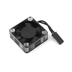 Protek RC  30 x 30 x 10 mm Aluminum High Speed HV Cooling Fan - Silver & Black