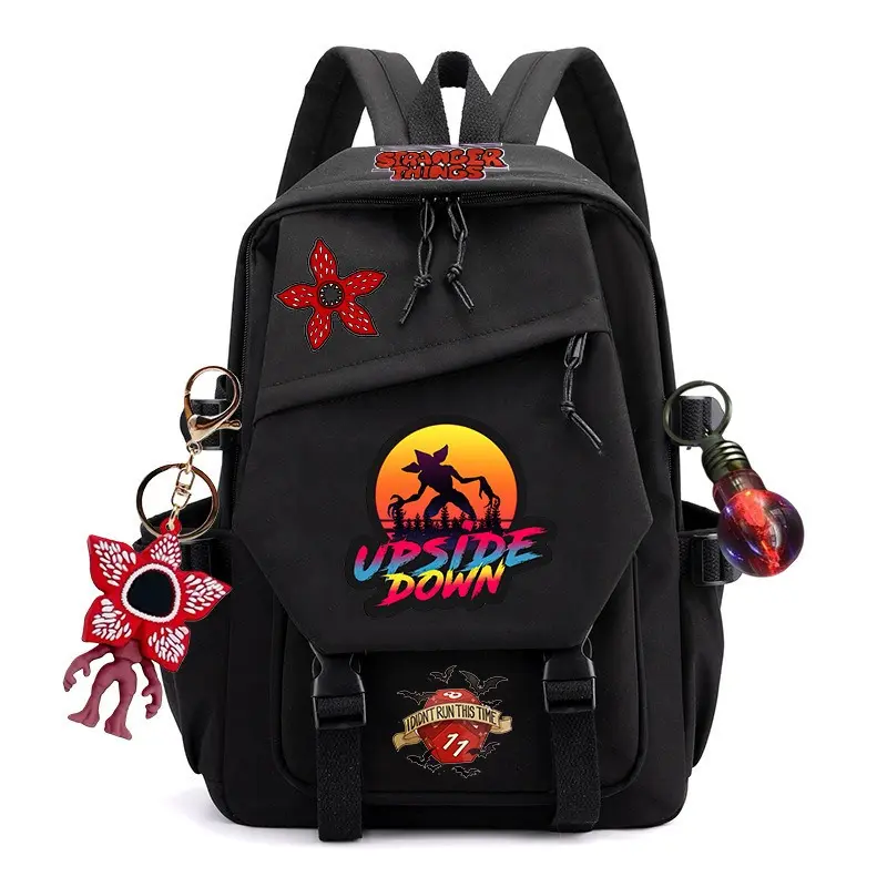 Retro Horror Inspired Laptop Backpack, Large Capacity School Bookbag, Graphic Print Student Backpack, Casual Travel Daypack for Boys Girls Teens, Computer Backpack