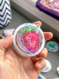 Strawberry Holographic Magnetic Device Grip