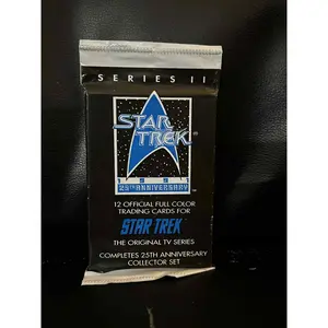 Original Series 25th Anniversary Series II Booster Pack Brand New Sealed Star Tr