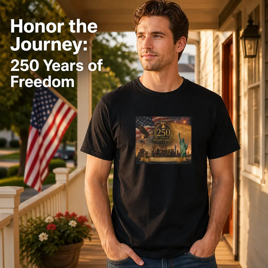 InkNest US250 Anniversary Graphic T-Shirt for Men